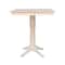 International Concepts 36 in. x 36 in. Square Top Pedestal Table - 41.9 in.H K-3636TP-27B-6B-2 - alternate 1